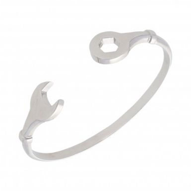 New Sterling Silver Childs Spanner Bangle