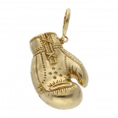 New 9ct Yellow Gold Large Detailed Boxing Glove 1.8oz