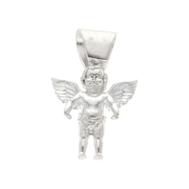 New Sterling Silver Cupid Pendant