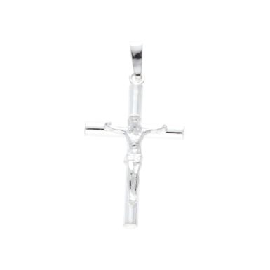 New Sterling Silver Crucifix Pendant