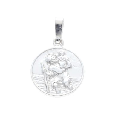 New Sterling Silver St Christopher Pendant