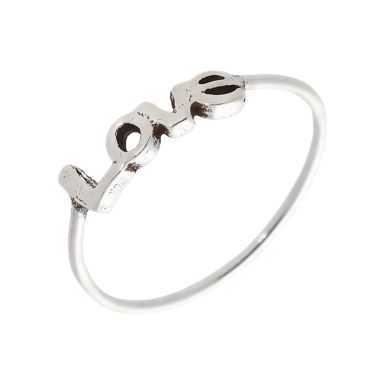 New Sterling Silver LOVE Ring