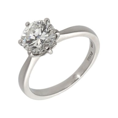 Pre-Owned Platinum 1.50 Carat Diamond Solitaire Ring