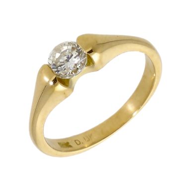 Pre-Owned 18ct Yellow Gold 0.44 Carat Diamond Solitaire Ring