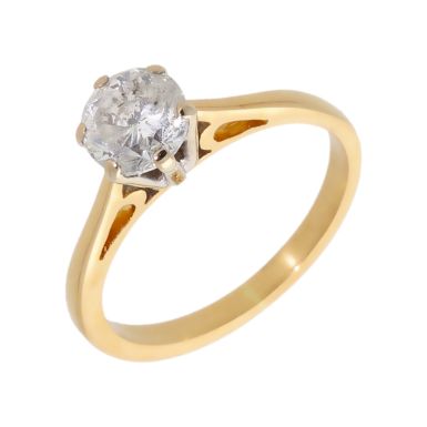 Pre-Owned 18ct Yellow Gold 1.15 Carat Diamond Solitaire Ring