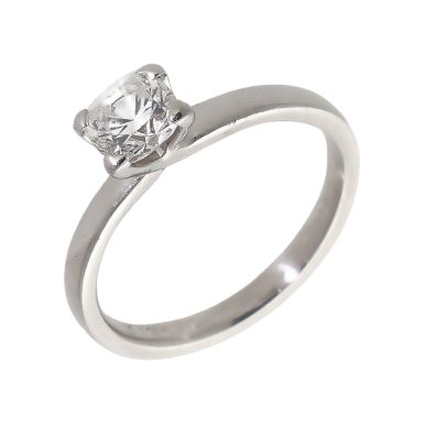 Pre-Owned Platinum GIA 0.72 Carat Diamond Solitaire Ring