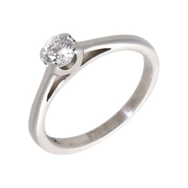 Pre-Owned 18ct White Gold 0.29 Carat Diamond Solitaire Ring