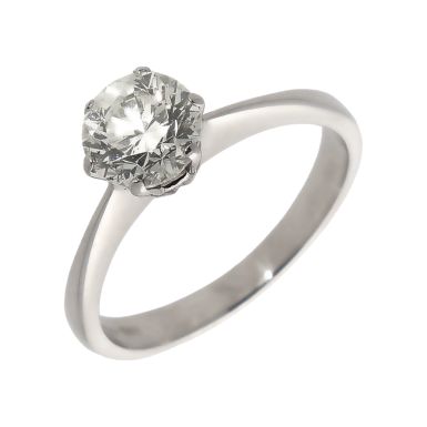 Pre-Owned 18ct White Gold 1.07 Carat Diamond Solitaire Ring