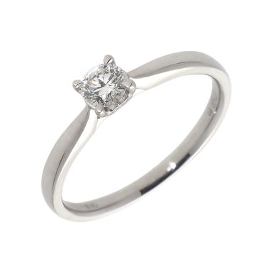 Pre-Owned Platinum 0.31 Carat Diamond Solitaire Ring