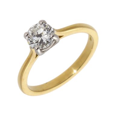 Pre-Owned 18ct Yellow Gold 0.65 Carat Diamond Solitaire Ring