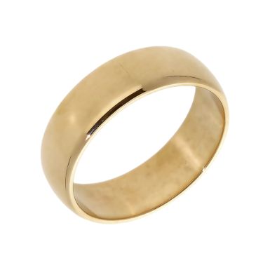 Pre-Owned 9ct Yellow Gold 5.5mm Wedding Band Ring