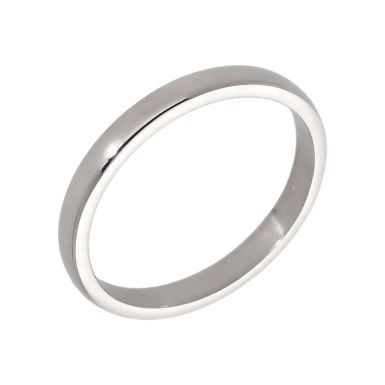 Pre-Owned 18ct White Gold 2.5mm Wedding Band Ring