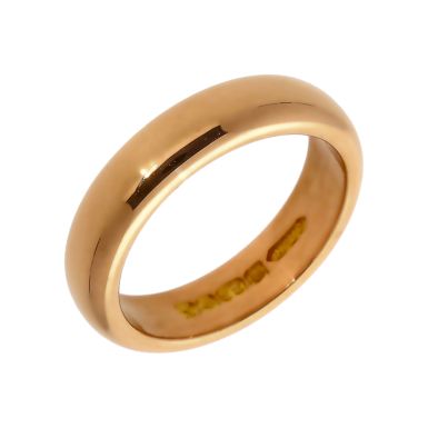 Pre-Owned 22ct Gold 4mm Wedding Band Ring