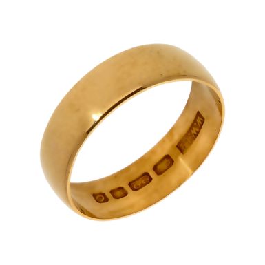 Pre-Owned Vintage 1969 22ct Gold 5mm Wedding Band Ring