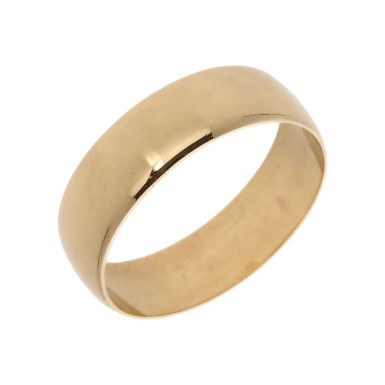 Pre-Owned 9ct Yellow Gold 7mm Wedding Band Ring