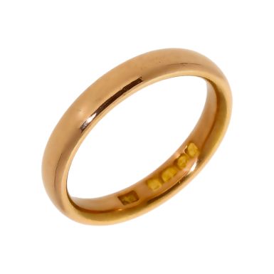 Pre-Owned 22ct Gold 3mm Wedding Band Ring