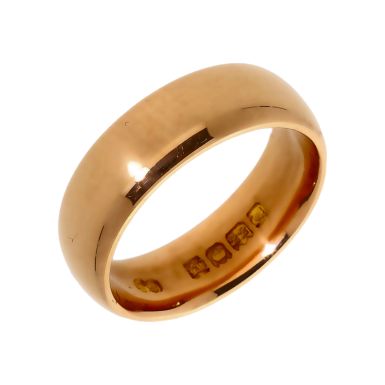 Pre-Owned 22ct Gold 6mm Wedding Band Ring