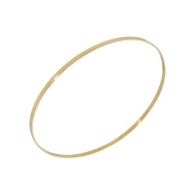 Pre-Owned 9ct Yellow Gold Polished Push-On Bangle
