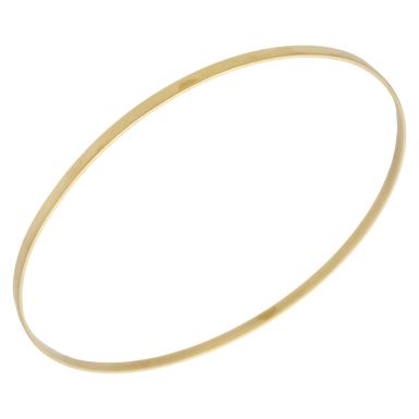 Pre-Owned 9ct Yellow Gold Push-On Bangle