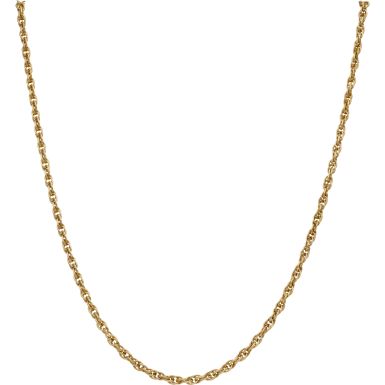 Pre-Owned 9ct Yellow Gold 18 Inch Prince Of Wales Link Chain Necklace