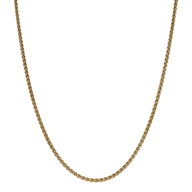 Pre-Owned 9ct Yellow Gold 20 Inch Prince Of Wales Link Chain Necklace