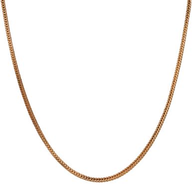 Pre-Owned 9ct Yellow Gold 24.5 Inch Foxtail Link Chain Necklace
