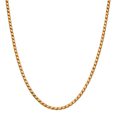 Pre-Owned 18ct Yellow Gold 28 Inch Fancy Link Chain Necklace