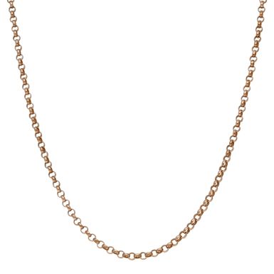 Pre-Owned 9ct Rose Gold 24 Inch Belcher Chain Necklace