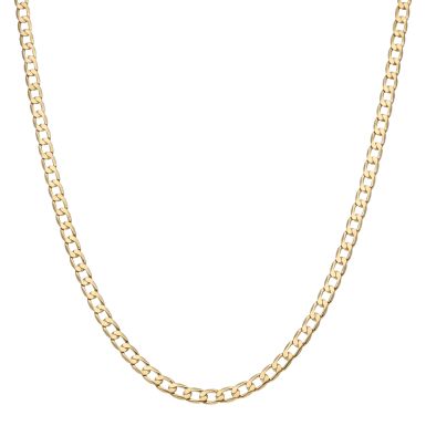Pre-Owned 9ct Yellow Gold 18 Inch Curb Chain Necklace