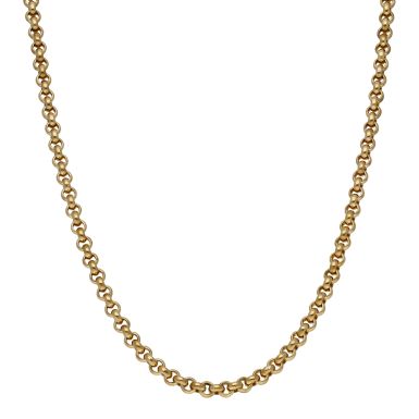 Pre-Owned 9ct Gold 17 Inch Polished Belcher Chain Necklace