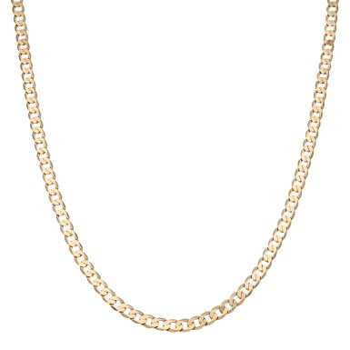 Pre-Owned 9ct Yellow Gold 30 Inch Curb Chain Necklace