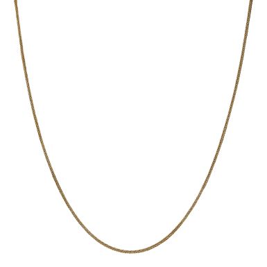 Pre-Owned 9ct Gold 23 Inch Hollow Franco Link Chain Necklace