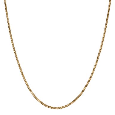 Pre-Owned 9ct Yellow Gold 18 Inch Close Curb Chain Necklace