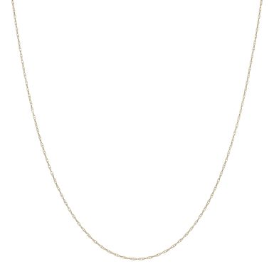 Pre-Owned 9ct Yellow Gold Lightweight P.O.W Link Chain Necklace