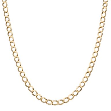 Pre-Owned 9ct Yellow Gold 18.5 Inch Curb Chain Necklace