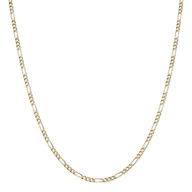 Pre-Owned 9ct Yellow Gold 20.5 Inch Figaro Chain Necklace