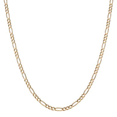 Pre-Owned 9ct Yellow Gold 19 Inch Figaro Chain Necklace