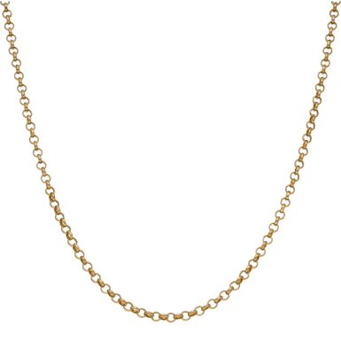 Pre-Owned 9ct Yellow Gold 18.5 Inch Belcher Chain Necklace