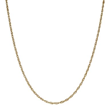 Pre-Owned 9ct Gold 25 Inch Fancy Twist Link Chain Necklace