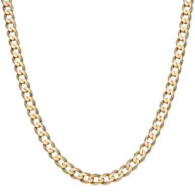 Pre-Owned 9ct Yellow Gold 20.5 Inch Heavy Curb Chain Necklace