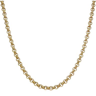 Pre-Owned 9ct Yellow Gold 30 Inch Belcher Chain Necklace
