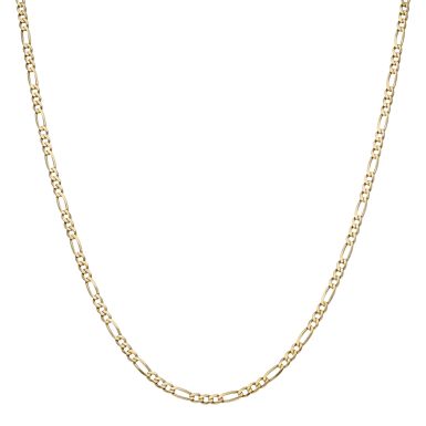 Pre-Owned 9ct Yellow Gold 25 Inch Figaro Chain Necklace