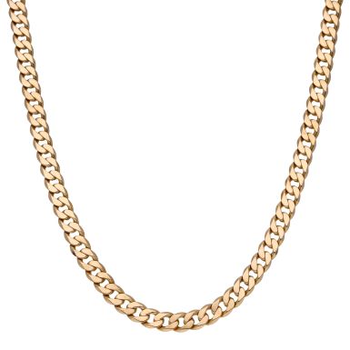 Pre-Owned 9ct Yellow Gold 23.5 Inch Heavy Curb Chain Necklace