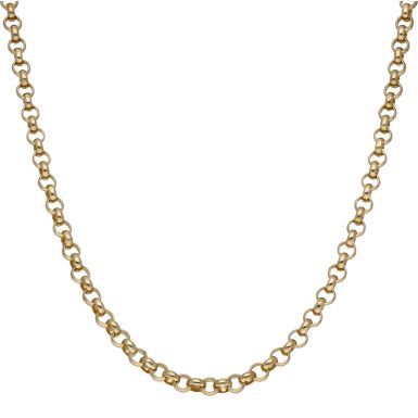 Pre-Owned 9ct Yellow Gold 30 Inch Belcher Chain Necklace