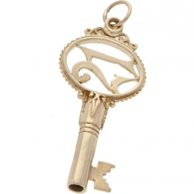 Pre-Owned 9ct Yellow Gold Age 21 Key Charm Pendant