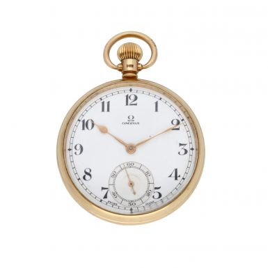 9ct Yellow Gold Omega Pocket Watch