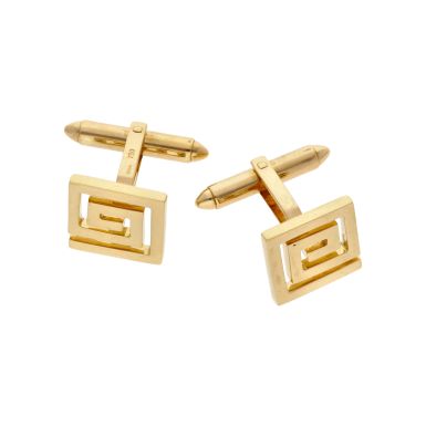 Pre-Owned 18ct Yellow Gold Puzzle Cufflinks