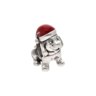 Pre-Owned Pandora Silver Christmas Puppy Charm