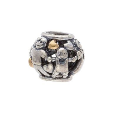 Pre-Owned Pandora Silver & Gold Family Charm