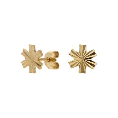 Pre-Owned 18ct Yellow Gold Star Stud Earrings